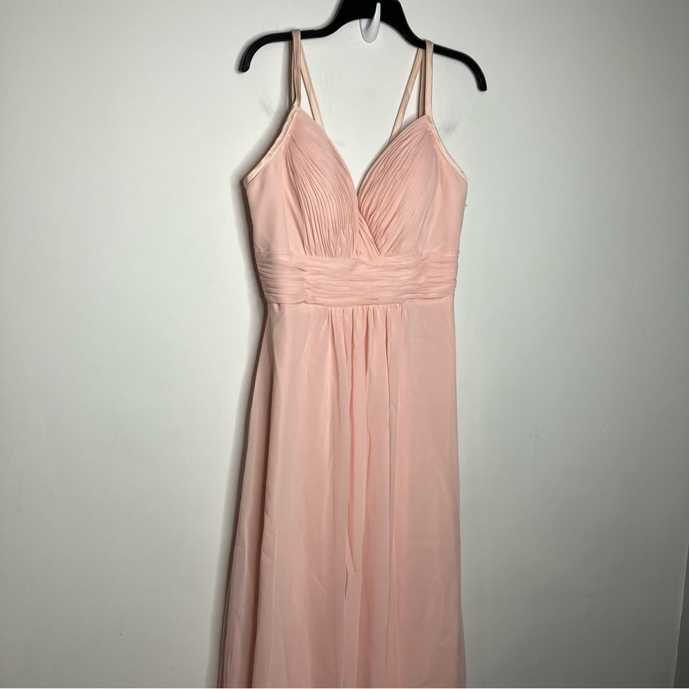 NWT Christina‎ Wu Occasions long formal dress in petal pink size 12